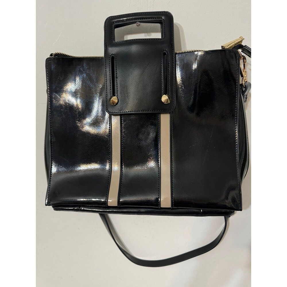 CELINE DION COLLECTION BRIO SCH5957 black combo bag/sachel new